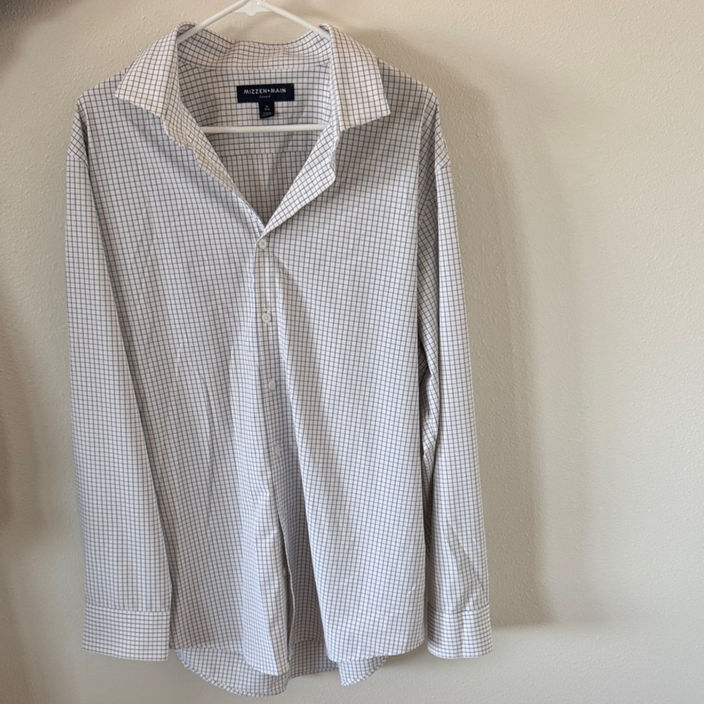 Mizzen + Main Men’s Dress Shirt wrinkle free